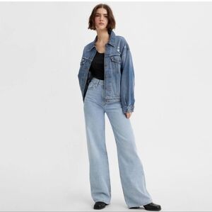 Levi's Ribcage wide leg jeans